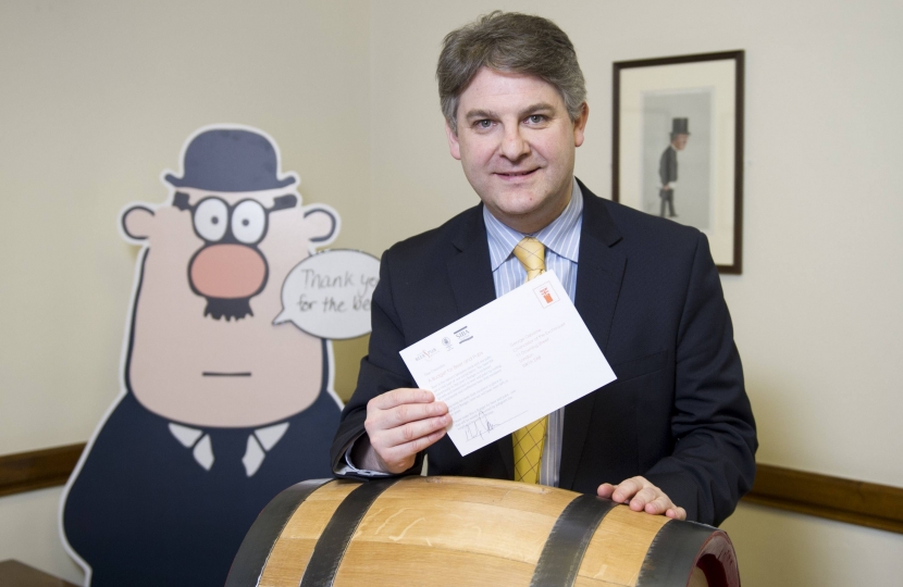 Philip adding his voice to the Campaign against beer duty escalator