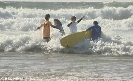 NHS surfing therapy Cornwall