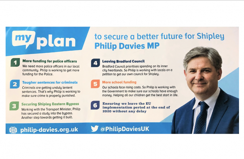 Philip Davies MP - My Six Point Plan