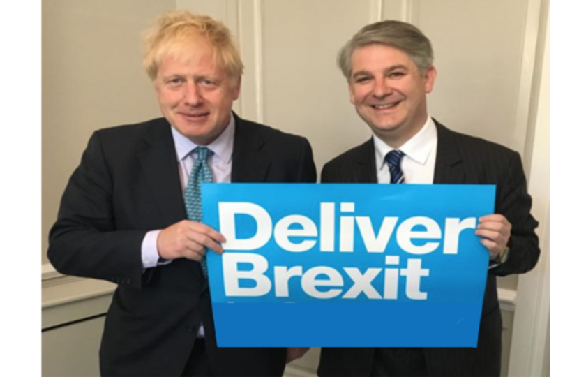 Philip Davies MP with the PM