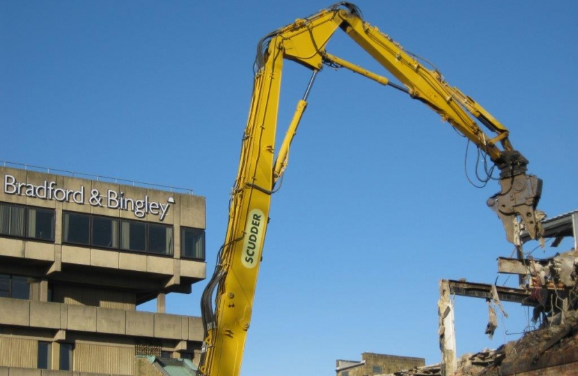 Bradford and Bingley Demolition