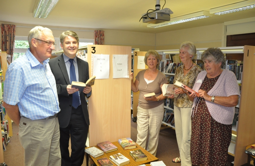 Philip's visit to Wilsden Library 